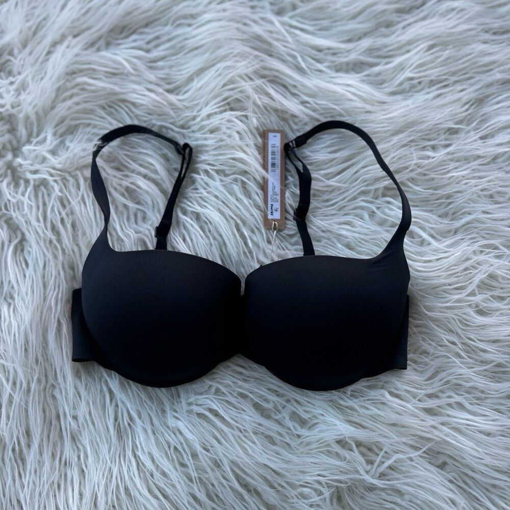 Skims Ultimate Balconette Push Up Bra Onyx Size 32B
